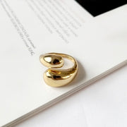 Brass Vacuum Plating 18K Gold Ring Female Fashion – Stylish Gifts — 11