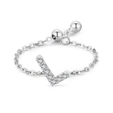 Letter Chain Ring Female Fashion Niche Design Love – Stylish Gifts — 17