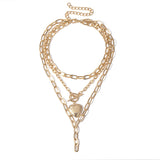 Creative Geometric Thick Chain Tassel Necklace – Jewelry Gift Ideas — 2
