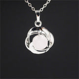 Natural Crystal Small Flower Pendant Necklace – Jewelry Gift Ideas — 1