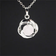 Natural Crystal Small Flower Pendant Necklace – Jewelry Gift Ideas — 1