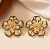 Vintage Flower Earrings For Women Niche Design Spray – Gifts for Her — 6
