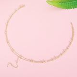 Simple Rice Beads Multi-layer Tassel Necklace – Jewelry Gift Ideas — 3