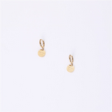 Women's metal disc earrings – Gifts for Her — 4