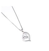 Sterling Silver Double Head Horse Heart Necklace – Jewelry Gift Ideas — 2