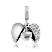 Family Pet Wings Heart Shaped Ash Necklace – Jewelry Gift Ideas — 1