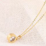 8 colors diamond titanium steel necklace – Jewelry Gift Ideas — 7