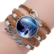 Multi-layered gemstone wolf bracelet – Jewelry Gift Ideas — 15