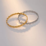 French Gold And Silver Open Diamond Pattern – Jewelry Gift Ideas — 4