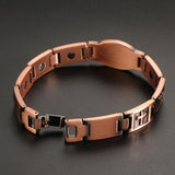 Red Copper Magnetic Cross Bracelet – Jewelry Gift Ideas — 9