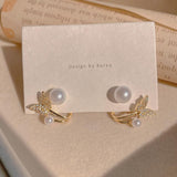 Women's Fashionable Elegant Fishtail Pearl Earrings – Gifts for Her — 9