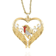 Charm We're Never Far Apart Heart Wings Pendant – Jewelry Gift Ideas — 1