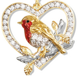 Magpie Bird Pendant Necklace Earrings Set – Jewelry Gift Ideas — 2