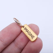 Lobster Clasp Gold English Word Alloy Pendant – Jewelry Gift Ideas — 9