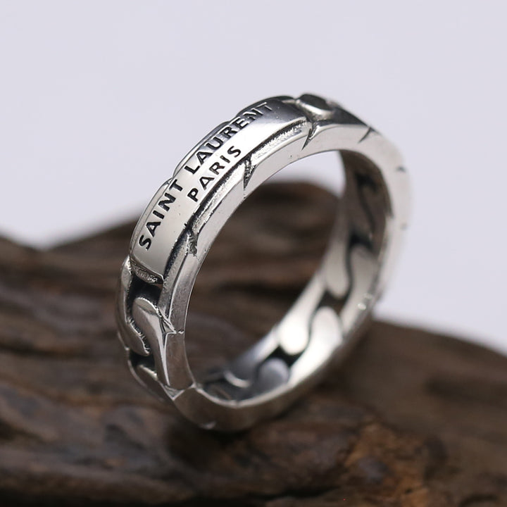 S925 Sterling Silver Jewelry Creative Chain Ring – Jewelry Gift Ideas — 1