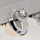 Classic Lotus Diamond Ring for Wedding Diamond – Gifts for Couples — 1