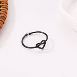 Hollow love ring – Gifts for Couples — 4