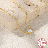 Sterling Silver Simple All-match Four-claw – Jewelry Gift Ideas — 8