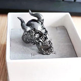 Simple Creative Devil Punk Skull Ring – Surprise Gifts — 3