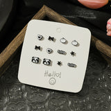 Simple Stud Cute Cartoon Versatile Earrings – Thoughtful Gifts — 14