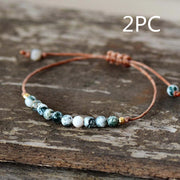 Aquatic Onyx Bracelet Ethnic Wind Braided – Jewelry Gift Ideas — 4