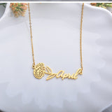 Birthday Flower Necklace Custom Chinese – Jewelry Gift Ideas — 6