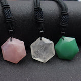 Natural Obsidian Hexawn Star Necklace Pendant – Jewelry Gift Ideas — 6