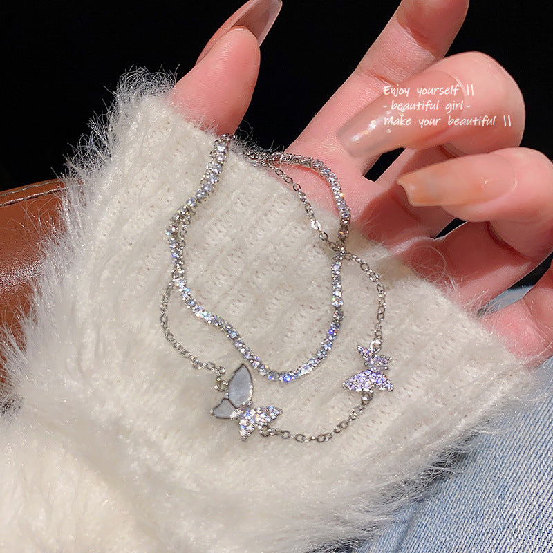 Super Zircon Butterfly Bracelet For Women – Jewelry Gift Ideas — 1