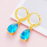 Women's 24K Gold-plated Zircon Earrings – Gifts for Her — 4