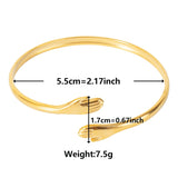 Titanium Steel C- Shaped Bracelet Snake-shaped – Jewelry Gift Ideas — 3