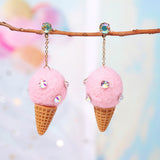 Long Cute Animal Plush Long Chain Earrings – Stylish Gifts — 8