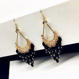 Bohemia Long Style Water Drop Crystal Earrings – Stylish Gifts — 7