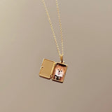Square Round Versatile Simple Necklace – Jewelry Gift Ideas — 3