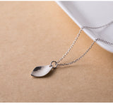 Diamond Curved Pendant Necklace – Jewelry Gift Ideas — 4