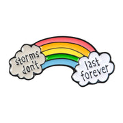 Creative rainbow cloud badge brooch – Jewelry Gift Ideas — 12