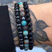Fashion Luxury Charm Hand Men's Bracelet Handmade – Stylish Gifts — 7