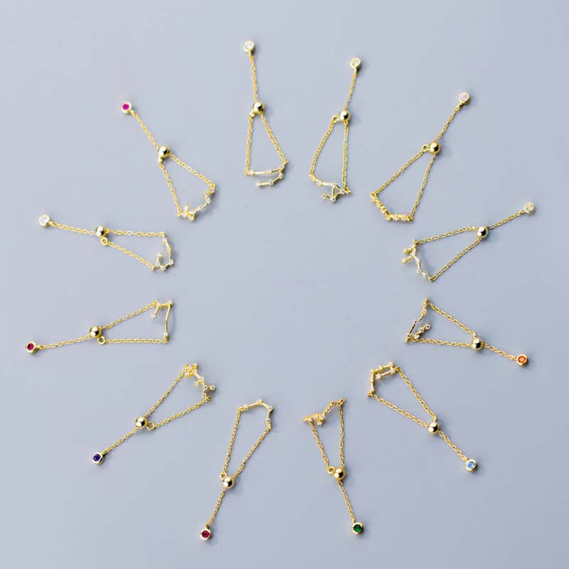 Twelve Constellation Ring with Diamonds – Everyday Gifts — 1