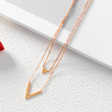 Triangle V necklace – Jewelry Gift Ideas — 2