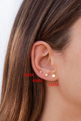 S925 Silver Earrings Simple Fashion Disc Twist Screw – Stylish Gifts — 2