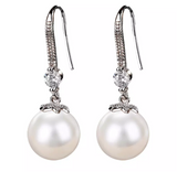 Pearl Earrings With Female Korean White Copper Plating – Gifts for Her — 4
