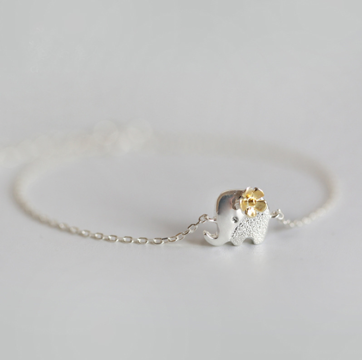 Elephant flower bracelet – Jewelry Gift Ideas — 1