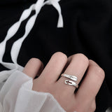 Fashionable English Letter Hollow Belief Ring – Special Occasion Gifts — 2