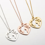 Necklace Love World Ladies Stainless Steel – Jewelry Gift Ideas — 1