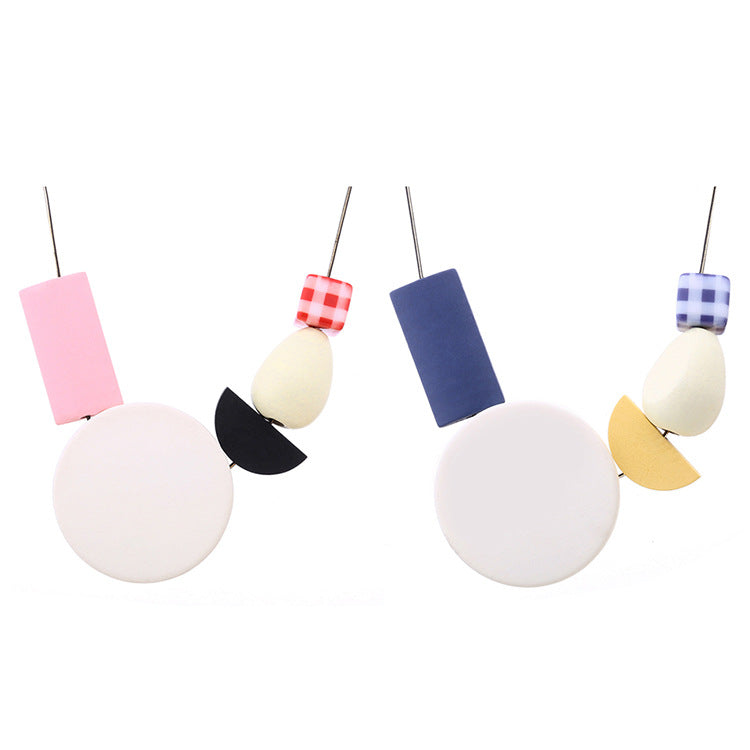 Wood necklace female candy color – Jewelry Gift Ideas — 1