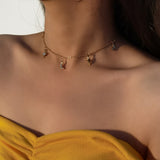 Fashion Moon Star Tassel Necklace Short Women – Jewelry Gift Ideas — 6