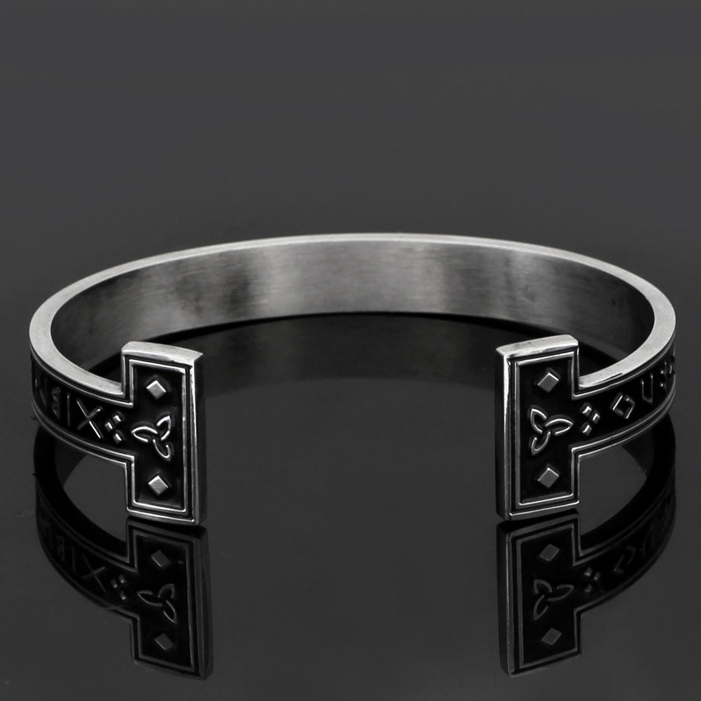 Titanium Steel Personality Digital Text Bracelet – Jewelry Gift Ideas — 1