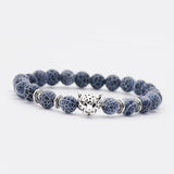 Natural Stone Owl Head Yoga Bracelet – Jewelry Gift Ideas — 18