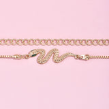 Snake-shaped Chain Bracelet Set 2-piece Set – Jewelry Gift Ideas — 2