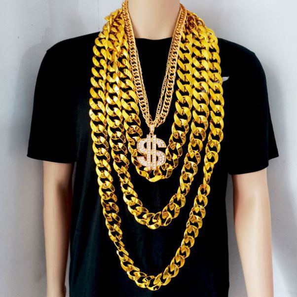 Plastic Tyrant Ring Necklace Daikin Chain – Jewelry Gift Ideas — 1