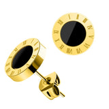 Stud Earrings With Oil Drop Round Number Earrings – Stylish Gifts — 6